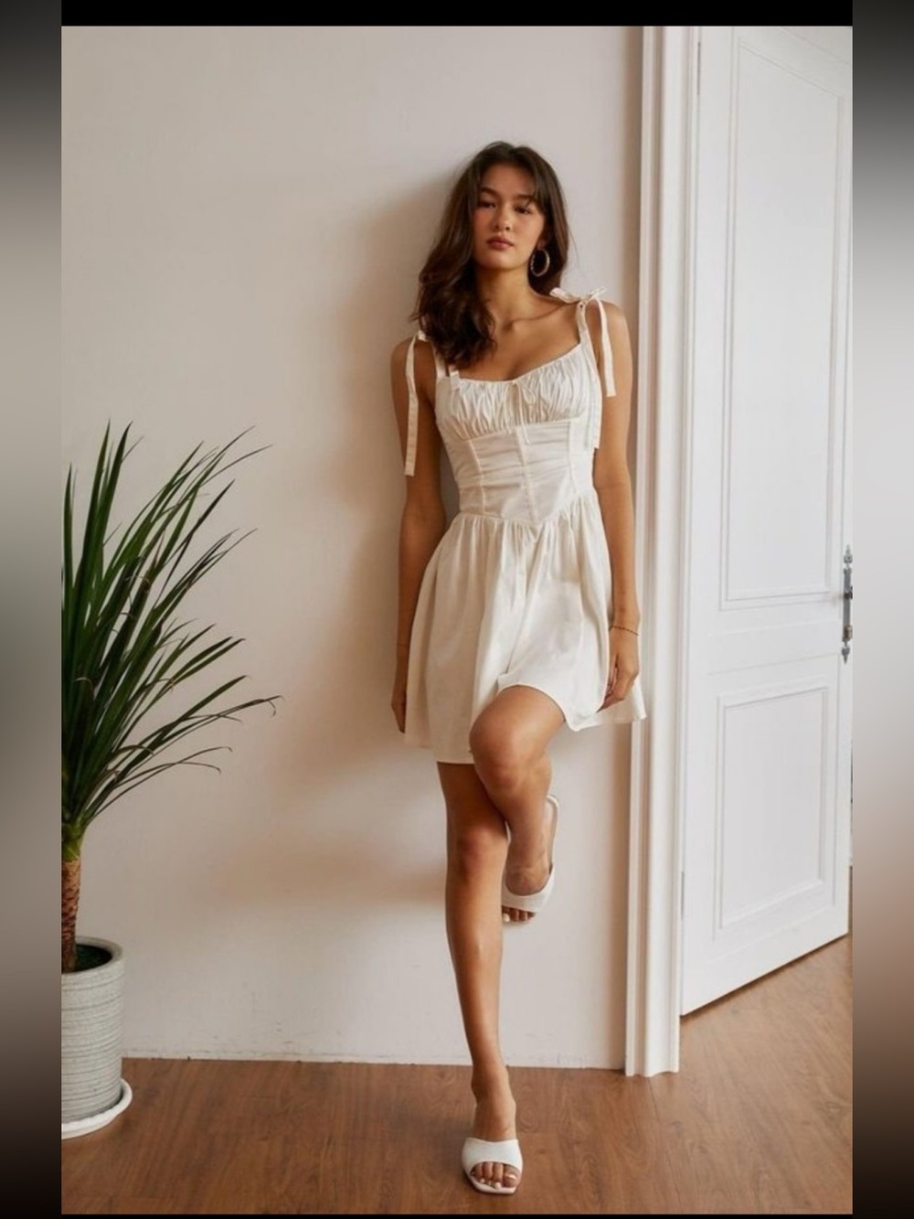 For love & lemons Jessie white corset mini dress - Picture 4 of 9